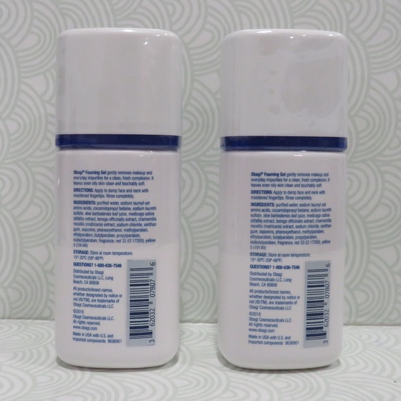 OBAGI NU-DERM💥FOR SKIN CLEAN AND FRESH FOAMING GEL 2 OZ - LOT OF 2💥 - Picture 2 of 4